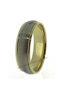 9K Yellow and White Gold Gents Wedder 094088